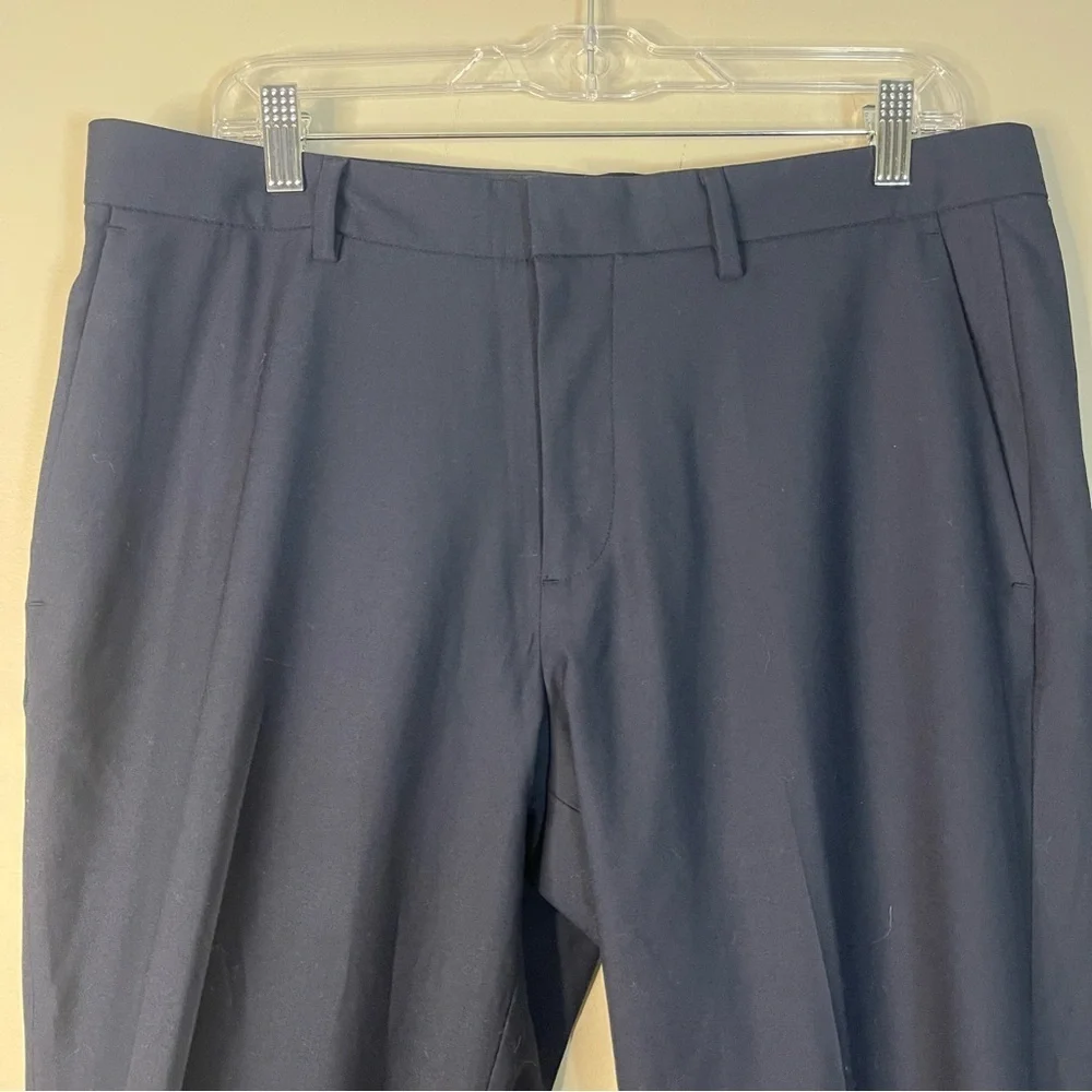 Calvin Klein Men's Dark Blue Dress Pants